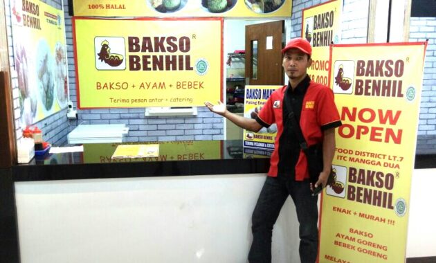 Pendapatan Franchise Bakso Benhil